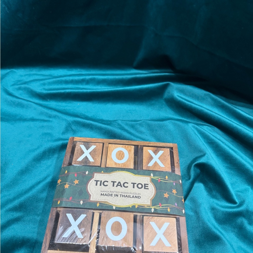 Wooden Tic Tac Toe Game